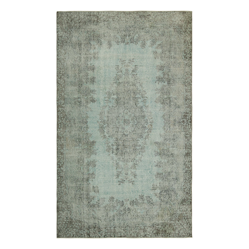 One-of-a-Kind 6'x10'1” 1960s Wool Area Rug