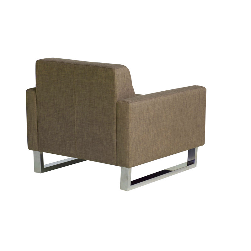 Sloan Upholstered Accent Chair, Brown