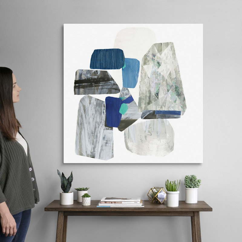 Stone I, reproduction d’art sur toile, Toile tendue, H 36 po x l 36 po x P 1,25 po