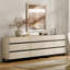 Ensemble de meubles de chambre à coucher 3 pièces, commode et commode 94,5 pouces avec 9 tiroirs, 2 tables de chevet avec 2 tiroirs, table d'appoint pour chambre à coucher, ensemble de meubles de chambre à coucher-70912436