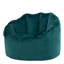 icon Sirena Scallop Chair Bean Bag and Footstool Ochre Yellow Velvet Bean Bags-63656901