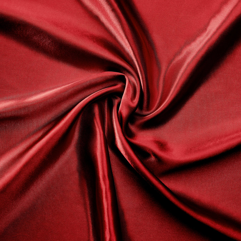Red Satin Standard/Queen Pillowcases Set of 2