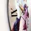 Jockey sur cheval au galop - horloge murale de ferme-60327251