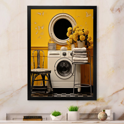 «Lazarette Laundry Retro Vibe» sur toile