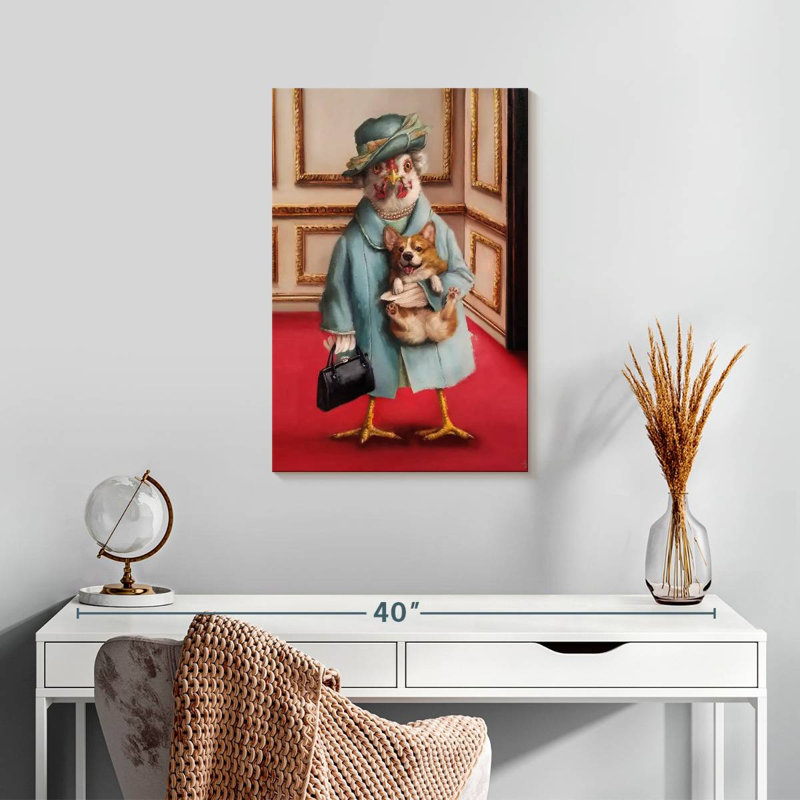 Poulet Ketti Her Majesty, H 24 po x l 16 po