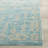 Kenya Hand Knotted Wool/Cotton Floral Rug in Light blue-33000815