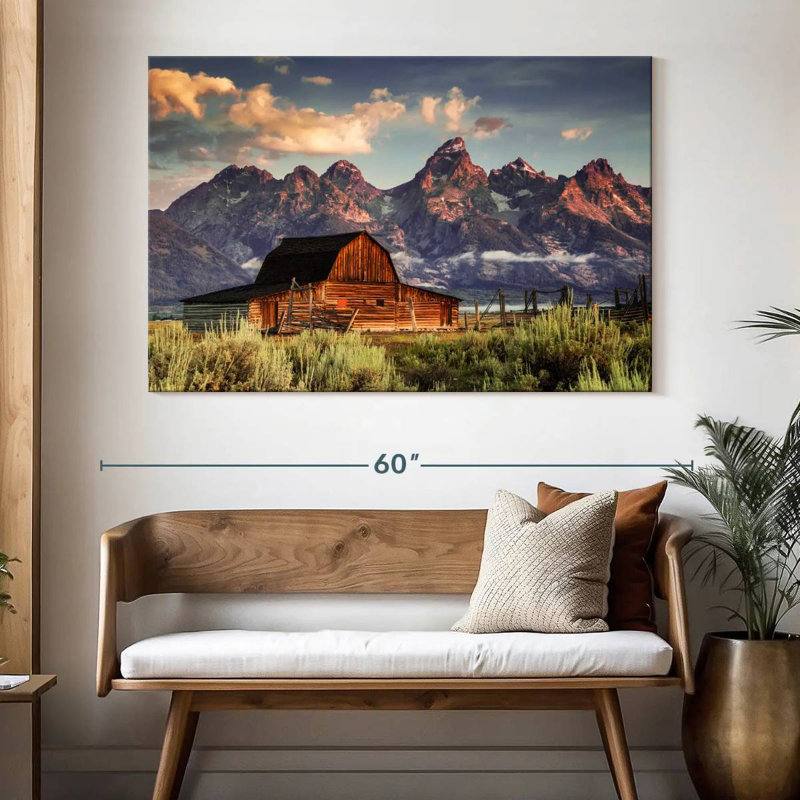 Lilie Barn At Teton, H 34 po x l 51 po