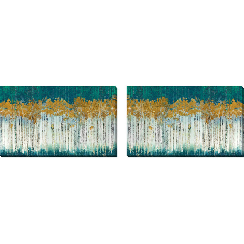 «I am Triumphant 2 Corinthians 2 14 - Ensemble de 2 impressions d'art sur toile panoramique, H 18 po x l 60 po x P 1 po
