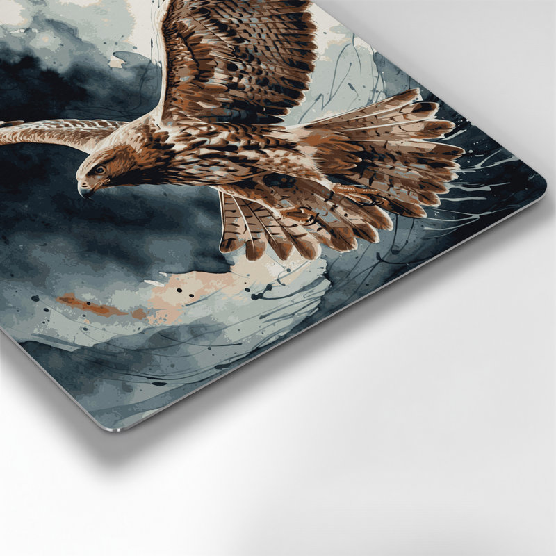 Art mural en métal oiseaux, H 144 po x l 144 po x P 0,05 po