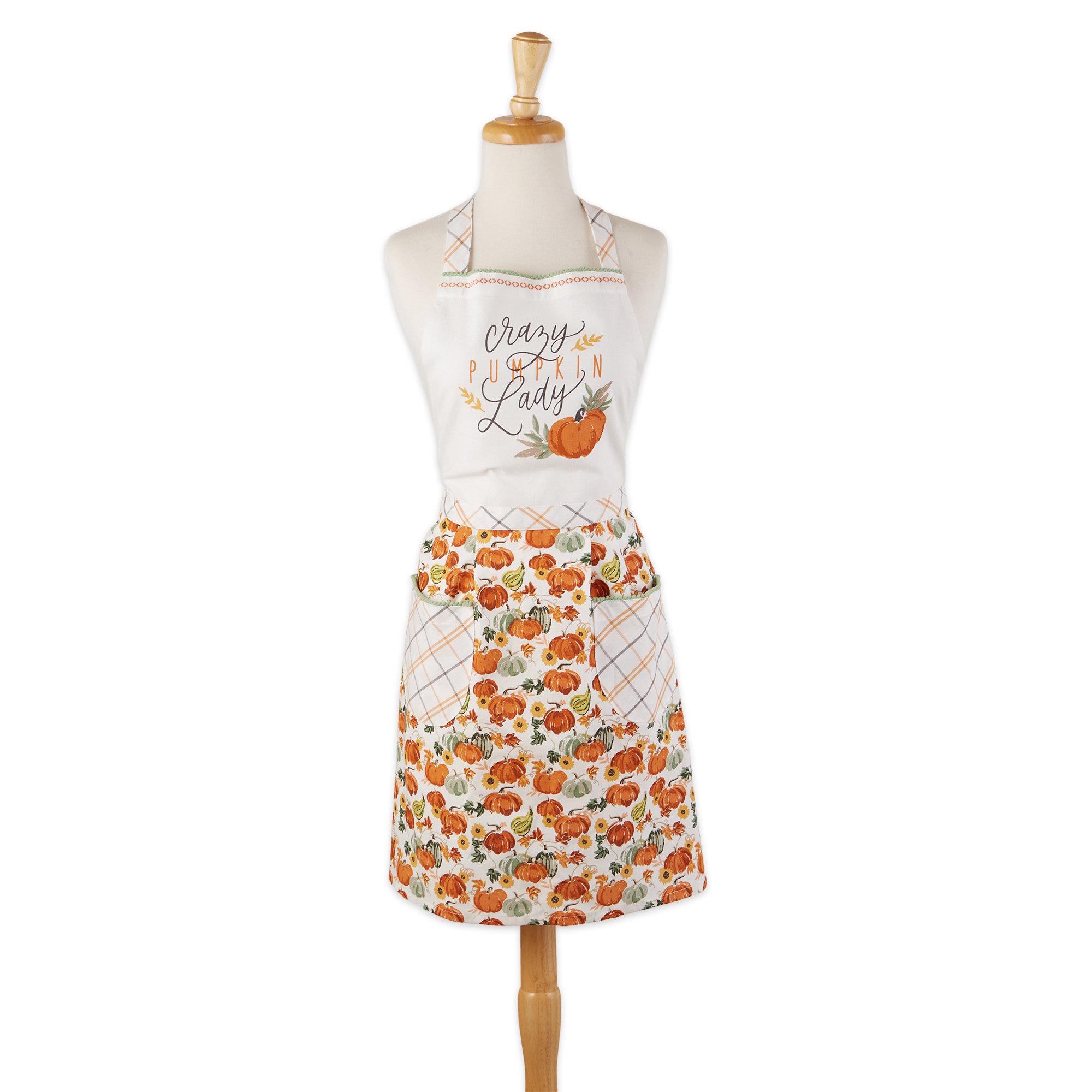 Rosalind Wheeler Thanksgiving No Pattern Bib Apron | Wayfair