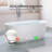 60'' W,67 GALLONS Freestanding Acrylic Soaking  Bathtub With Drain And Overflow Holes