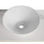 Lavabo de salle de bain rond en céramique sur comptoir Art Basinbab217mowh
