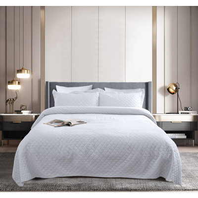 Ensemble de courtepointe en microfibre Basics