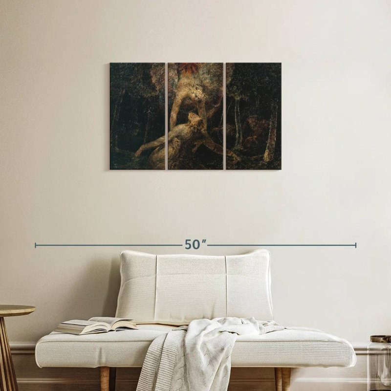 Adella, l'agonie dans le jardin 1799-1800, H 20 po x l 33 po
