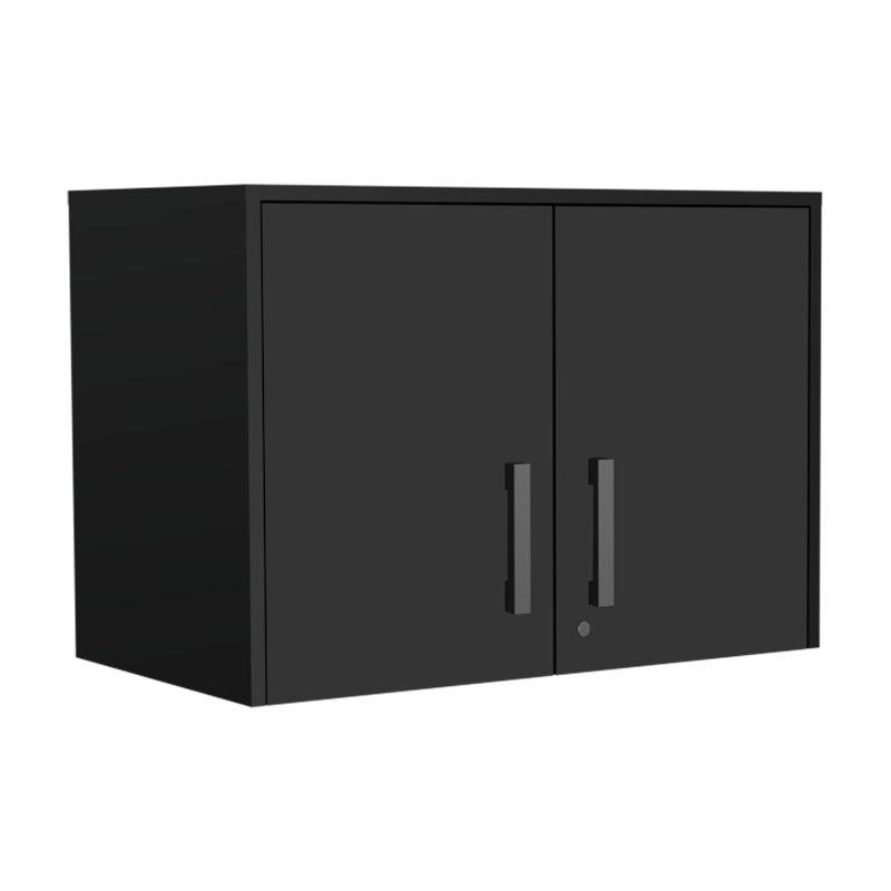 Armoire de rangement - armoire murale, trois tablettes intérieures, porte double