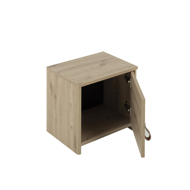 Rausch 40cm W Manufactured Wood Bedside Table