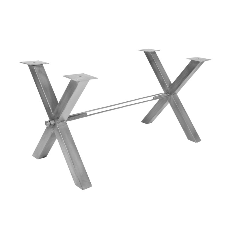 Saco Table Leg, Silver