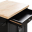 Marlborough 48 cm W Kitchen Cart with Pine Solid Wood Top-52149297