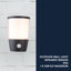Canoby 16.3cm H Outdoor Armed Sconce-992239443