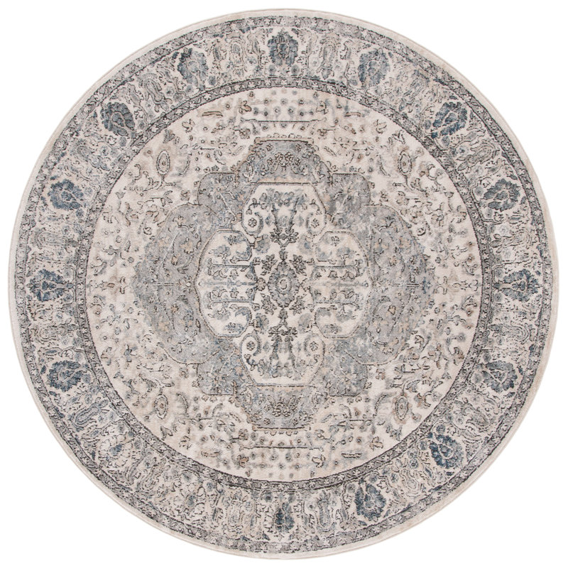 Martha Stewart Performance Oriental Rug, Round 6'7"