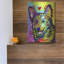 Red Barrel Studio® «Happy Corg» par Dean Russo, art mural en métal-927980652