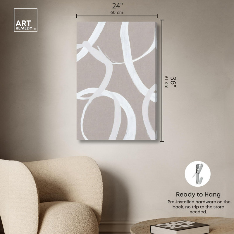 Reproduction d'art sur toile «Unbroken Loop» par Art Remedy, 24 x 36, H 36 po x l 24 po, Toile tendue avec châssis