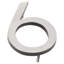 10 in. Flat Floating Mount House Number-2000483823-2000483819