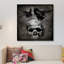 «Skull with Crows», impression sur toile-20920195-73088136-73088137