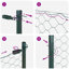Vidaxl Hexagon Fence Steel-114622101-114622104