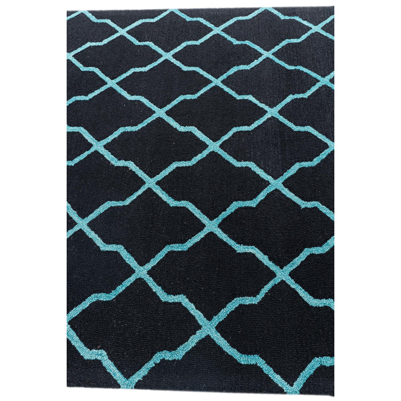 Tapis bleu marine Iverson