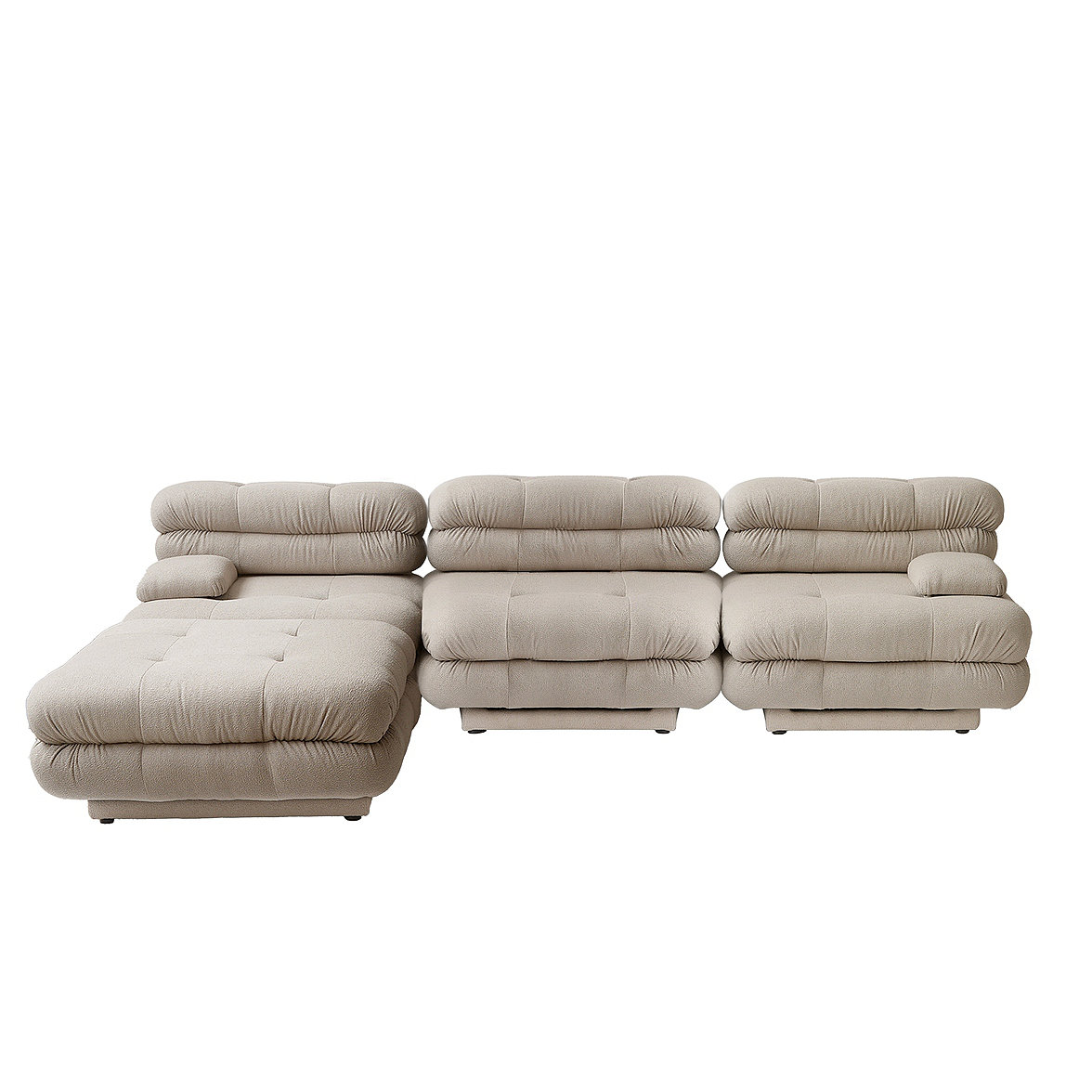 Hokku Designs Urban Modern Modular Sofa Comfort Modular Velvet Corner ...