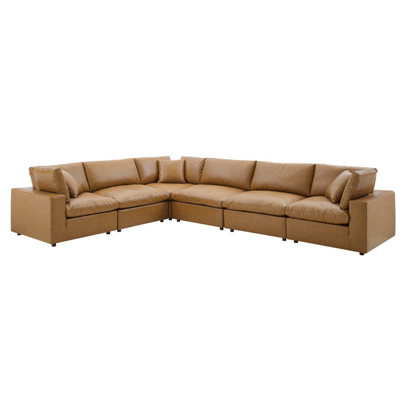 Commix, Tan Faux Leather