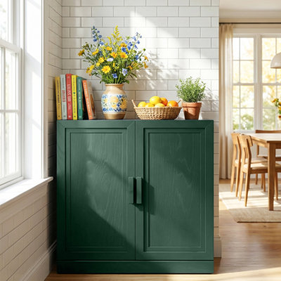 Armoire de rangement autoportante avec tablettes réglables et garde-manger avec portes pour chambre à coucher, salon, salle de bain