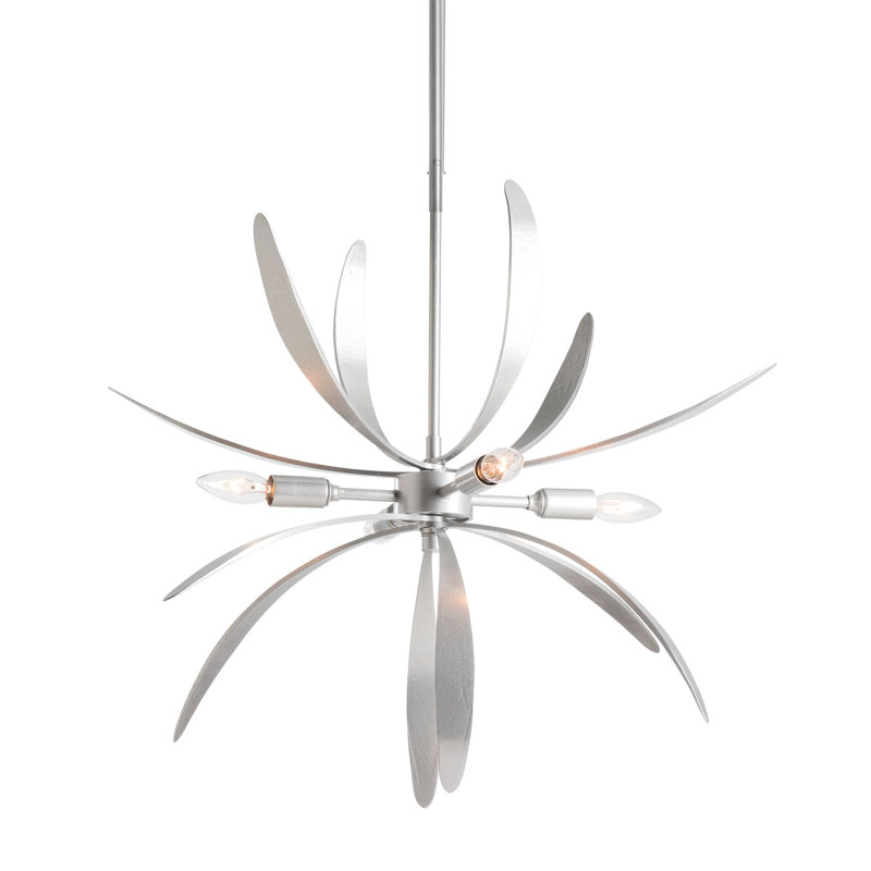 Dahlia 4 - Light Sputnik Chandelier, Vintage Platinum