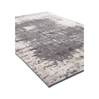 Rardin Rectangle Abstract Cotton and Viscose Indoor / Outdoor Area Rug