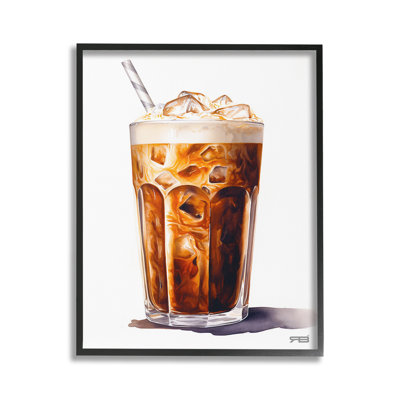 Bd-479_FG " Swirled Iced Coffee Single Picture Frame " by RB on