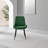 5-Piece Rectangular Glass Top Dining Set with Velvet Chairs-1656871040