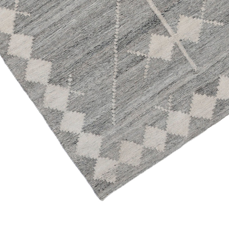 Lexington 9X12 Indoor Outdoor Handwoven Gray Area Rug By Classic Home, Rectangle 5' x 8'
