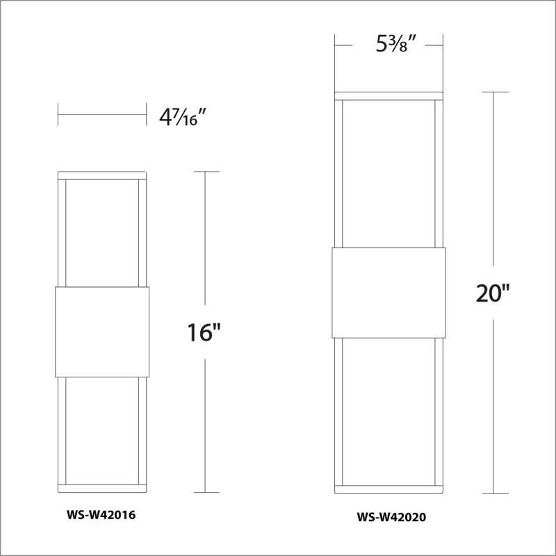 Plafonnier encastré d’extérieur à del 2 ampoules noir/doré Caryll, H 16 po x l 3,5 po x P 4,63 po