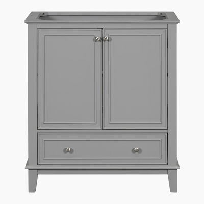 29.5" Single Bathroom Vanity Base Only,Bathroom Cabinet with Doors and Drawer