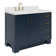 Freitas 42'' Solid Wood Single Bathroom Vanity with 1.5'' Carrara Quartz Top, Left Offset Rectangular Sink