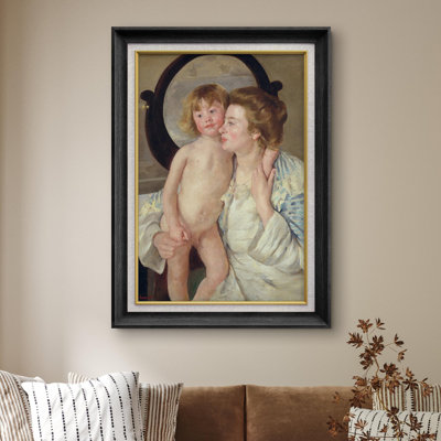 " Mother And Child (the Oval Mirror) " by Mary Cassatt