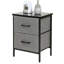 40cm W Metal Bedside Table-1236370310