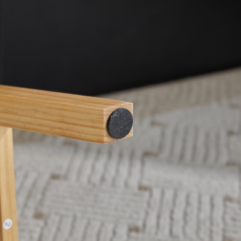 Clauson Solid Wood Counter Stool, Oak