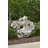White Stone Colossal with Seat Sculpture