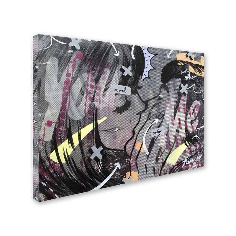 « et seulement », impression sur toile tendue sur toile tendue, H 35 po x l 47 po x P 2 po