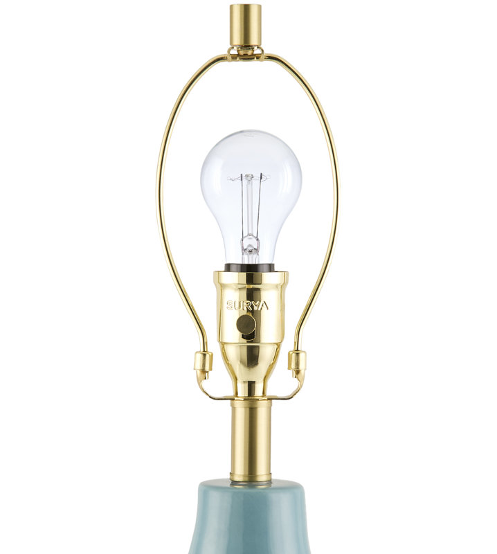 Arlis Ceramic Table Lamp, Blue