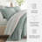 7-Piece Reversible Bedding Bundle - Solid Comforter and Patterned Sheet Set-99311804-99311799