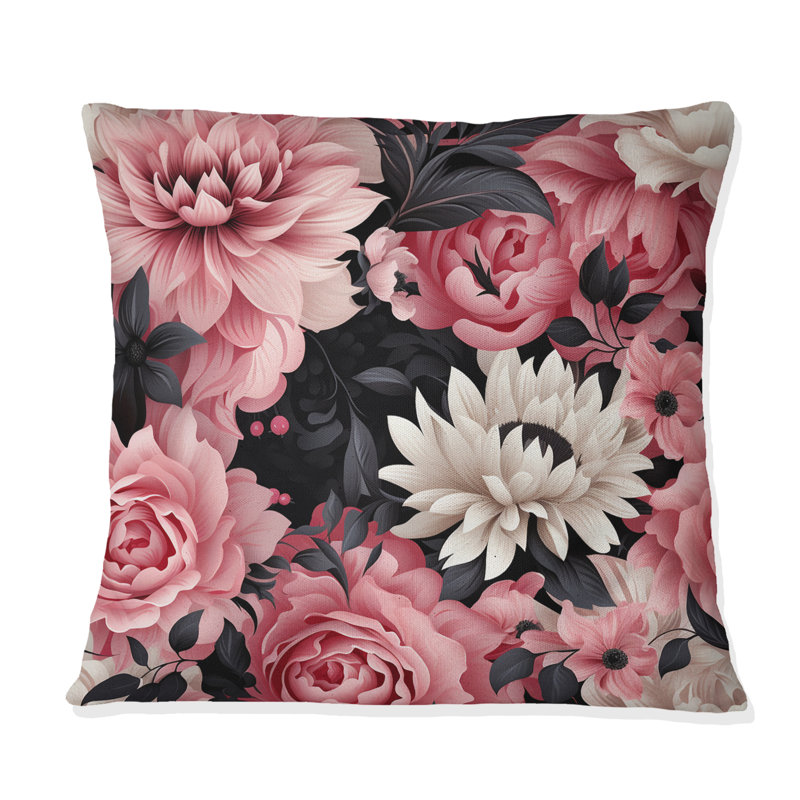 Coussin Pink, H 16 po x l 16 po