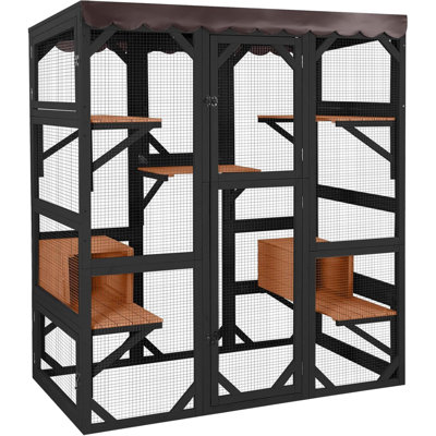 Enceinte d'extérieur pour chat Catio